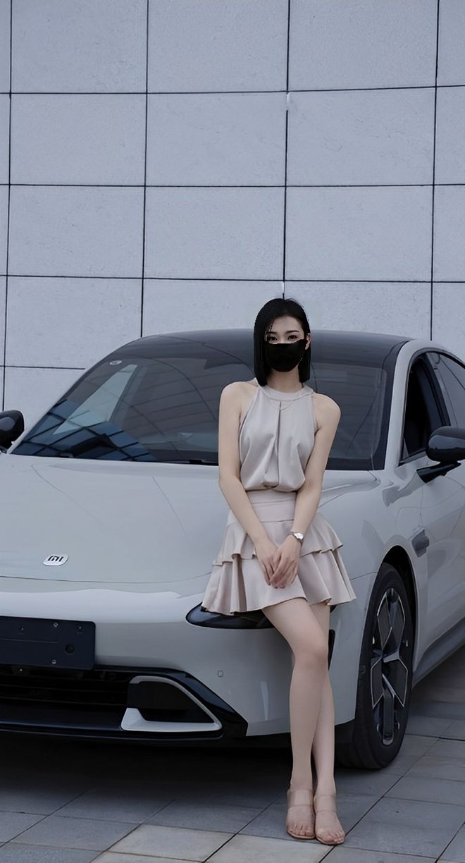 质量都这么高的吗？仙女也就长这样吧不朽情缘手机版小米SU7的美女车主(图2)