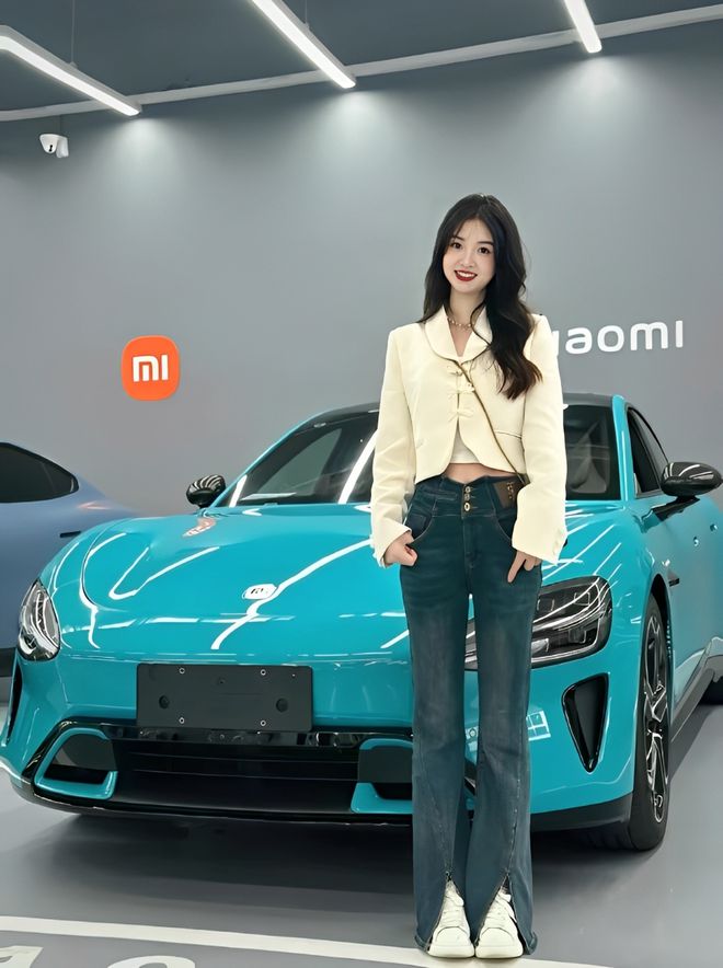 质量都这么高的吗？仙女也就长这样吧不朽情缘手机版小米SU7的美女车主(图7)