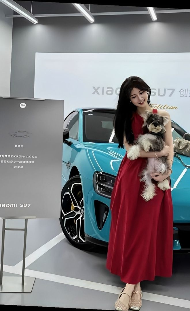 质量都这么高的吗？仙女也就长这样吧不朽情缘手机版小米SU7的美女车主(图8)